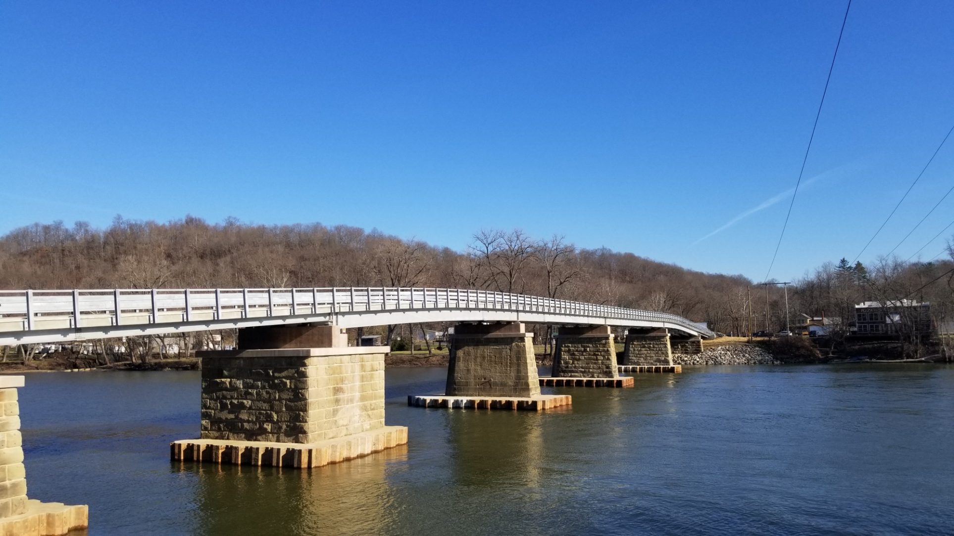 Muskingum River Gaysport Bridge 2023