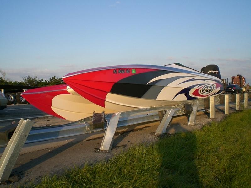 Boat on Road 12