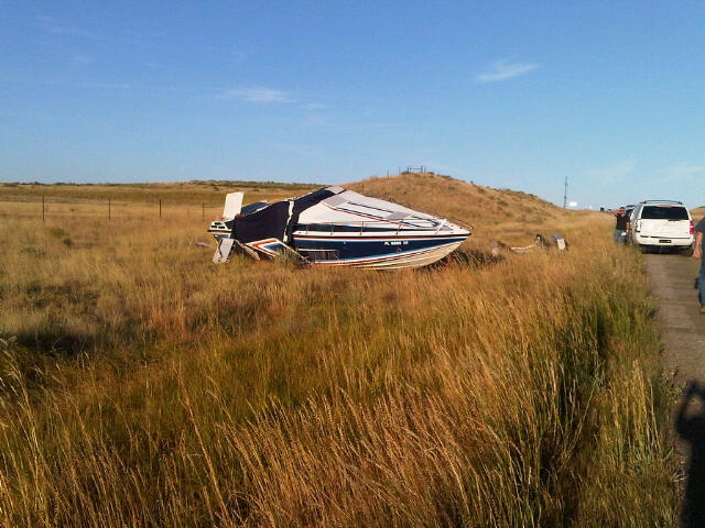 Boat on Road 17