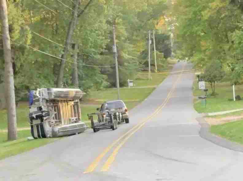 Boat on Road 21