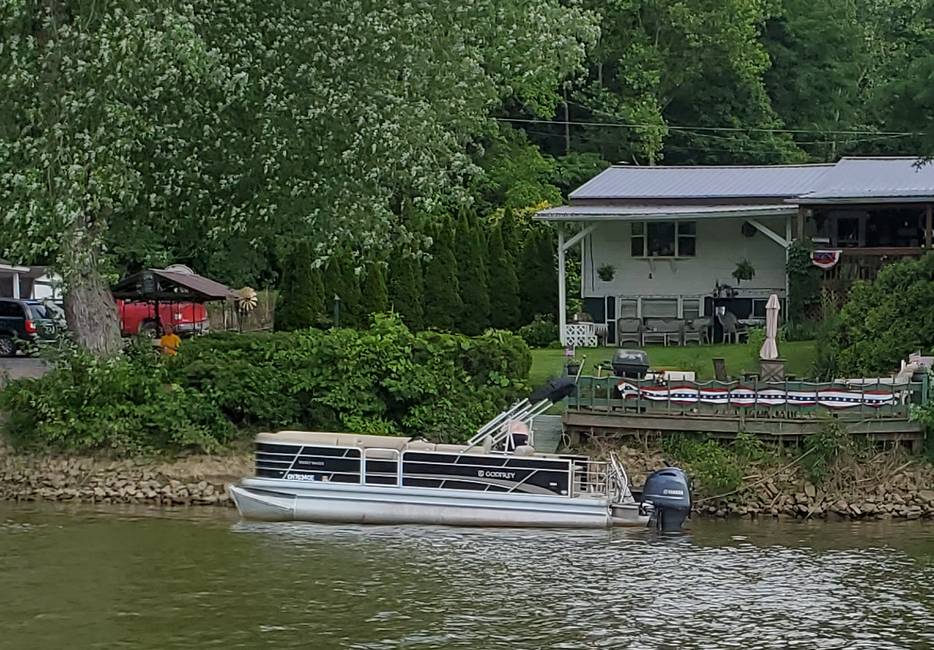 Betsy and Tony Godfrey Pontoon