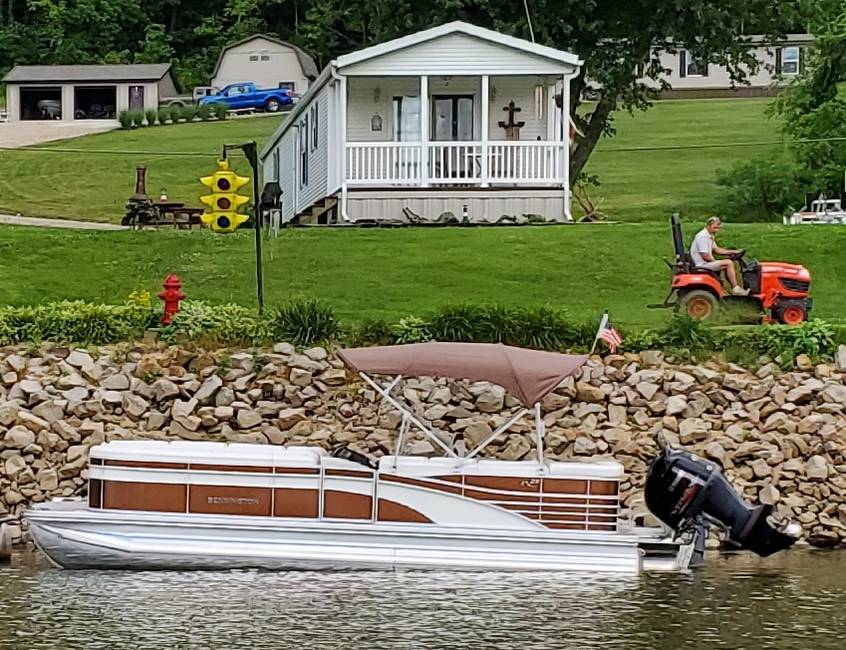 Mike and Mary 2020 Bennington Pontoon