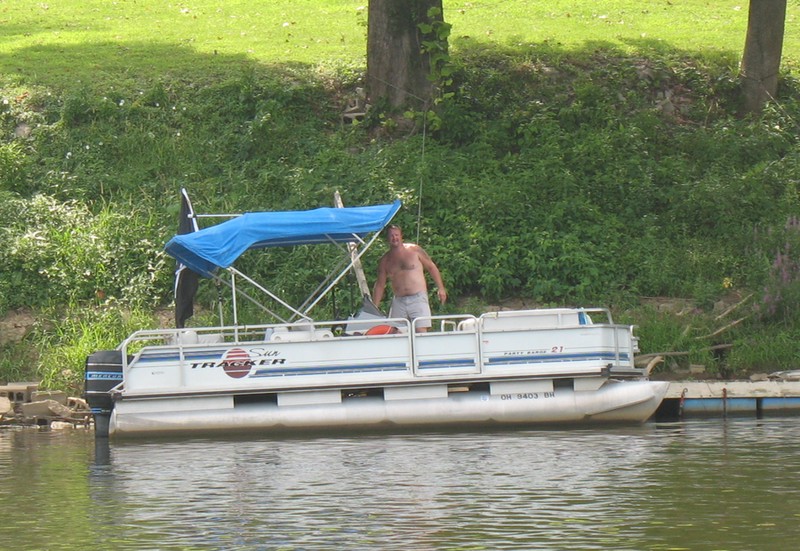 Billy and Amy's pontoon