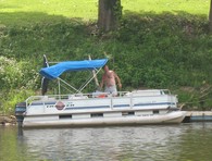 Billy and Amy's Sun Tracker Pontoon