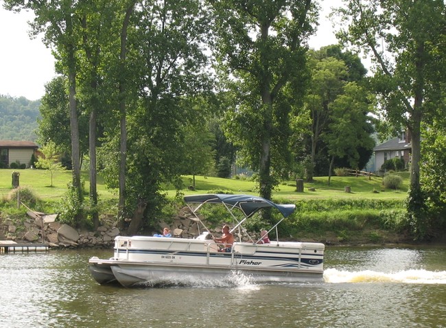 Dee Dee and Mike Fisher Pontoon